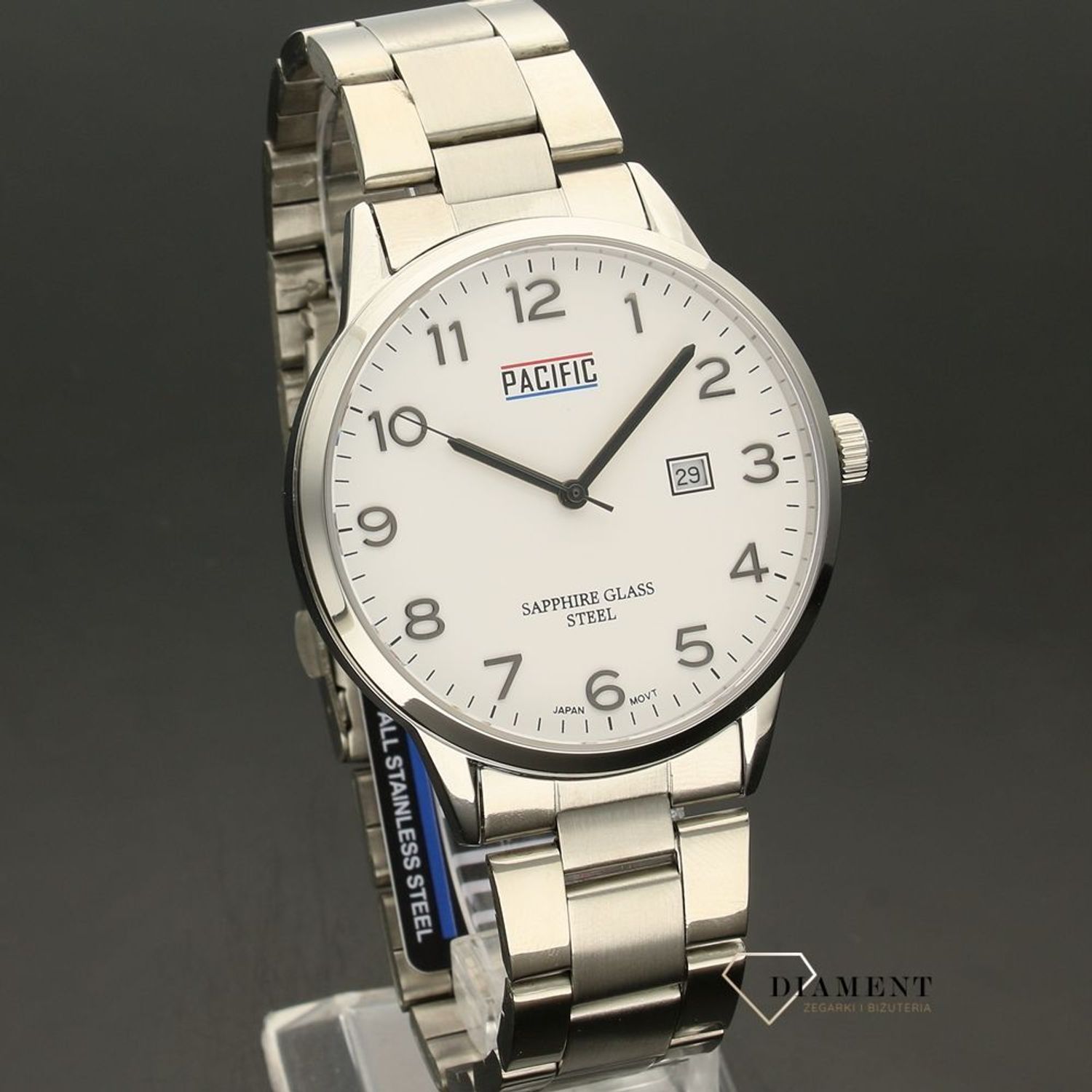Męski zegarek Pacific Sapphire S1047 SILVER (1).jpg